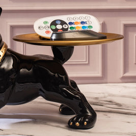 BULLDOG STORAGE BUTLER SCULPTURE