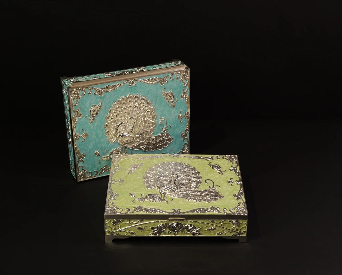 PEACOCK DRY FRUIT BOX