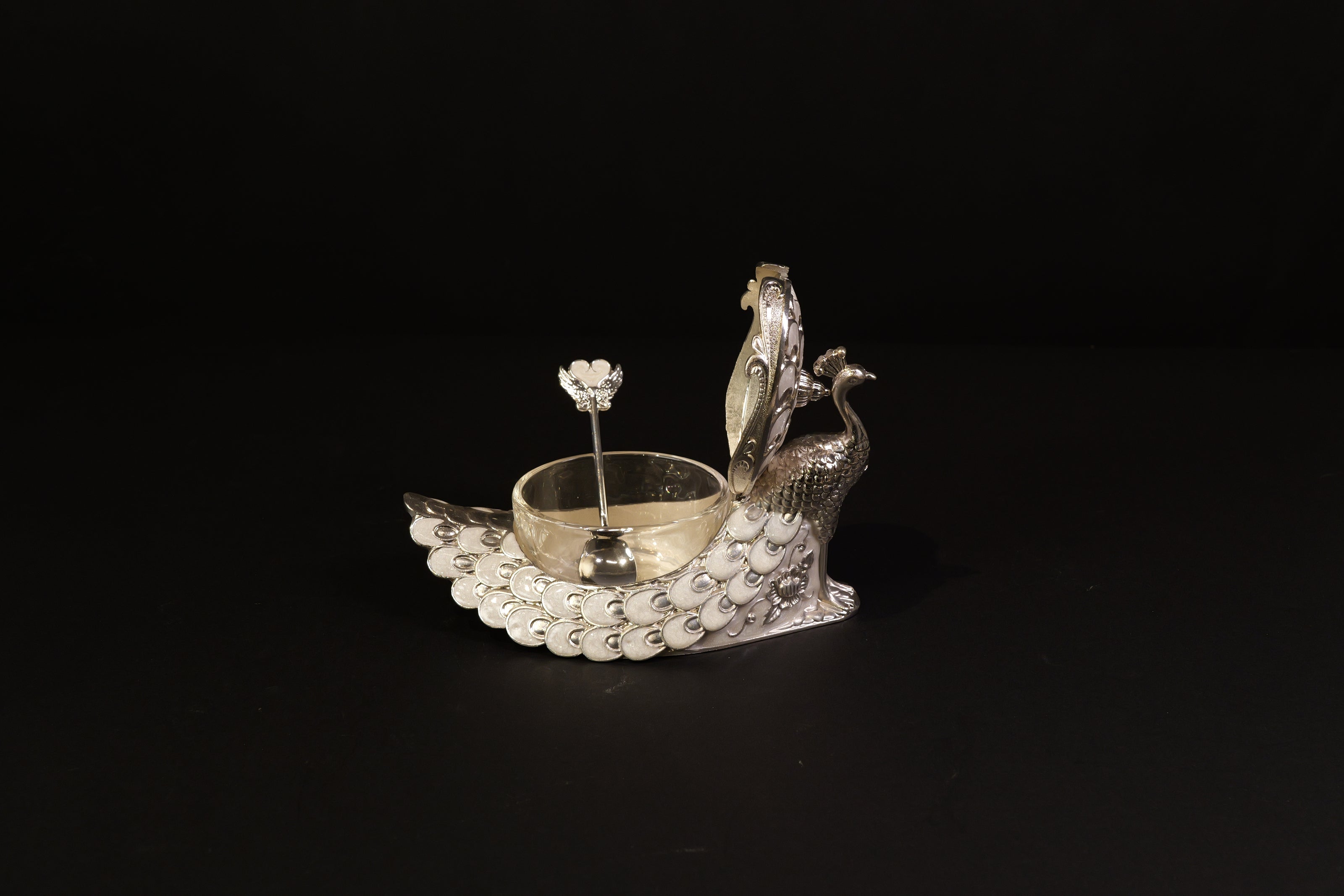 PEACOCK SHAPED CANDY JAR