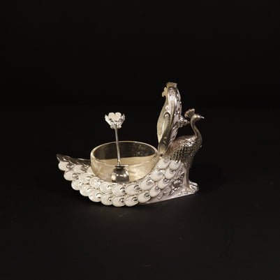 PEACOCK SHAPED CANDY JAR