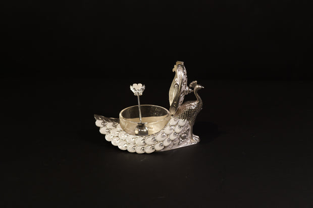 PEACOCK SHAPED CANDY JAR