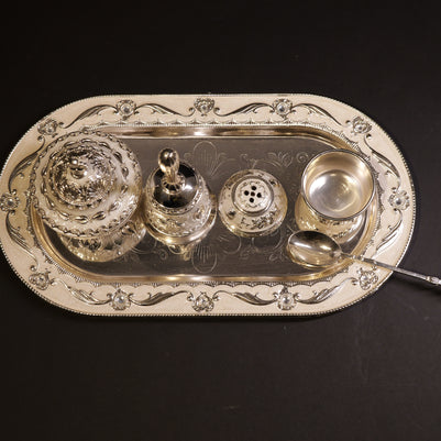 OVAL PUJA THALI