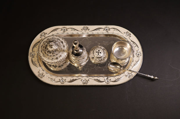 OVAL PUJA THALI