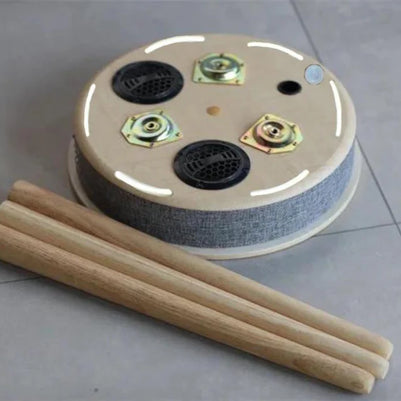SIDE TABLE WITH BLUETOOTH SPEAKER AND WIRELESS MOBILE CHARGER