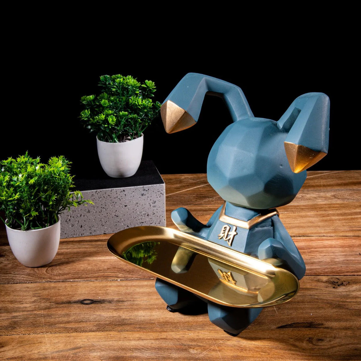 BUNNY TRAY DECOR