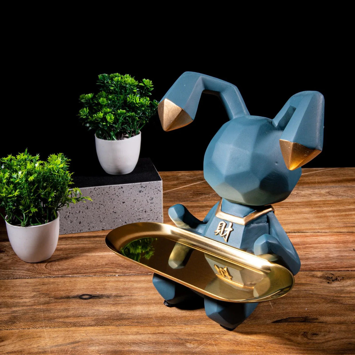 BUNNY TRAY DECOR